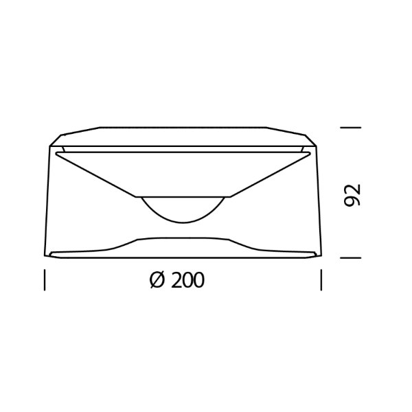 Vior X ceiling light, phase dimming