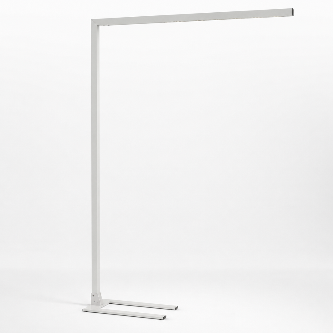 Arcchio Jolinda LED-Büro-Stehleuchte in Weiß – 2018er Ausführung ohne Sensor