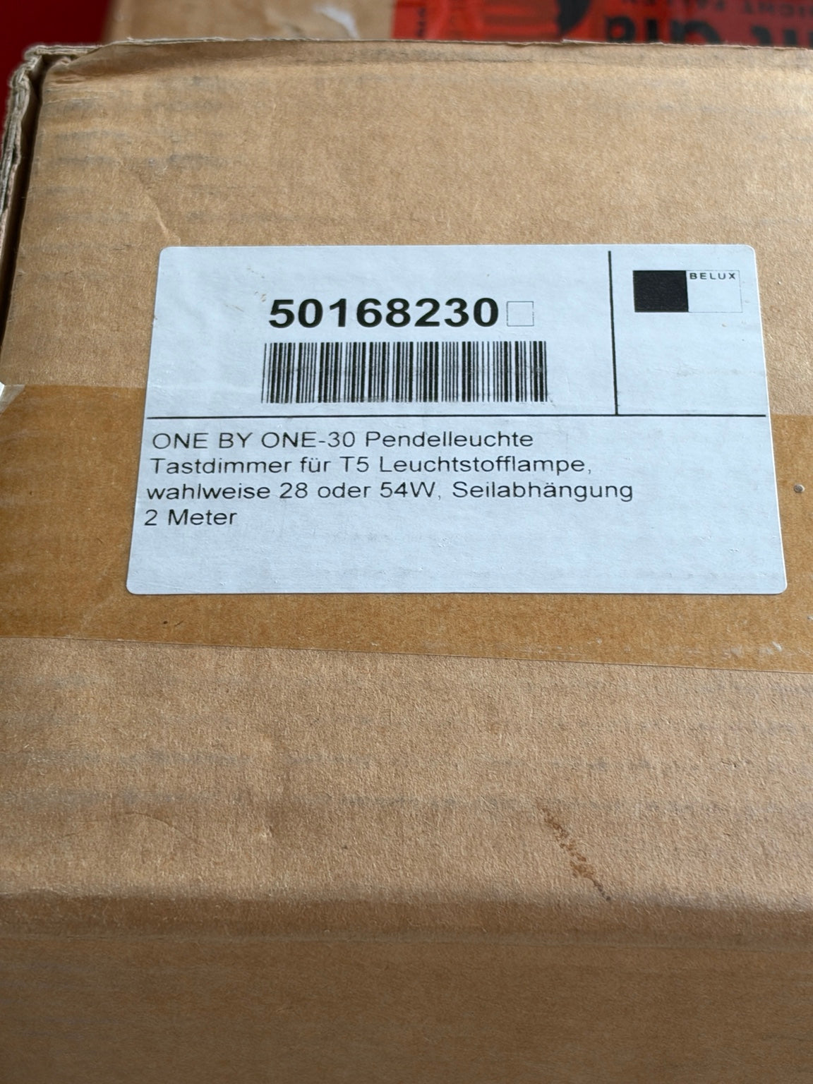 Belux ONE BY ONE-30 – Originalkarton mit T5-Etikett