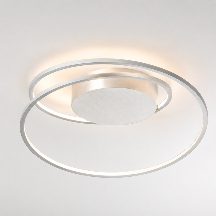 Bopp AT Spirale LED-Deckenleuchte Aluminium – Dim-to-Warm