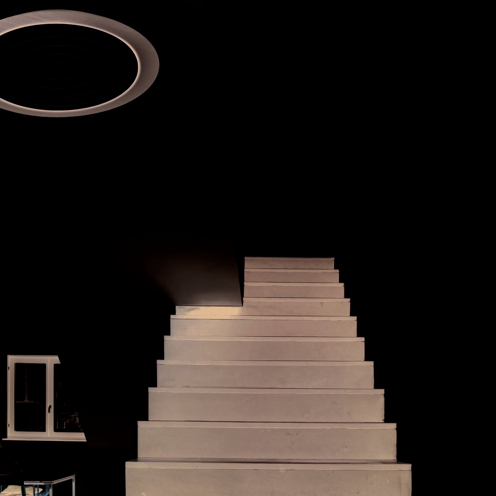 Bopp Athos LED-Deckenleuchte im Treppenhaus