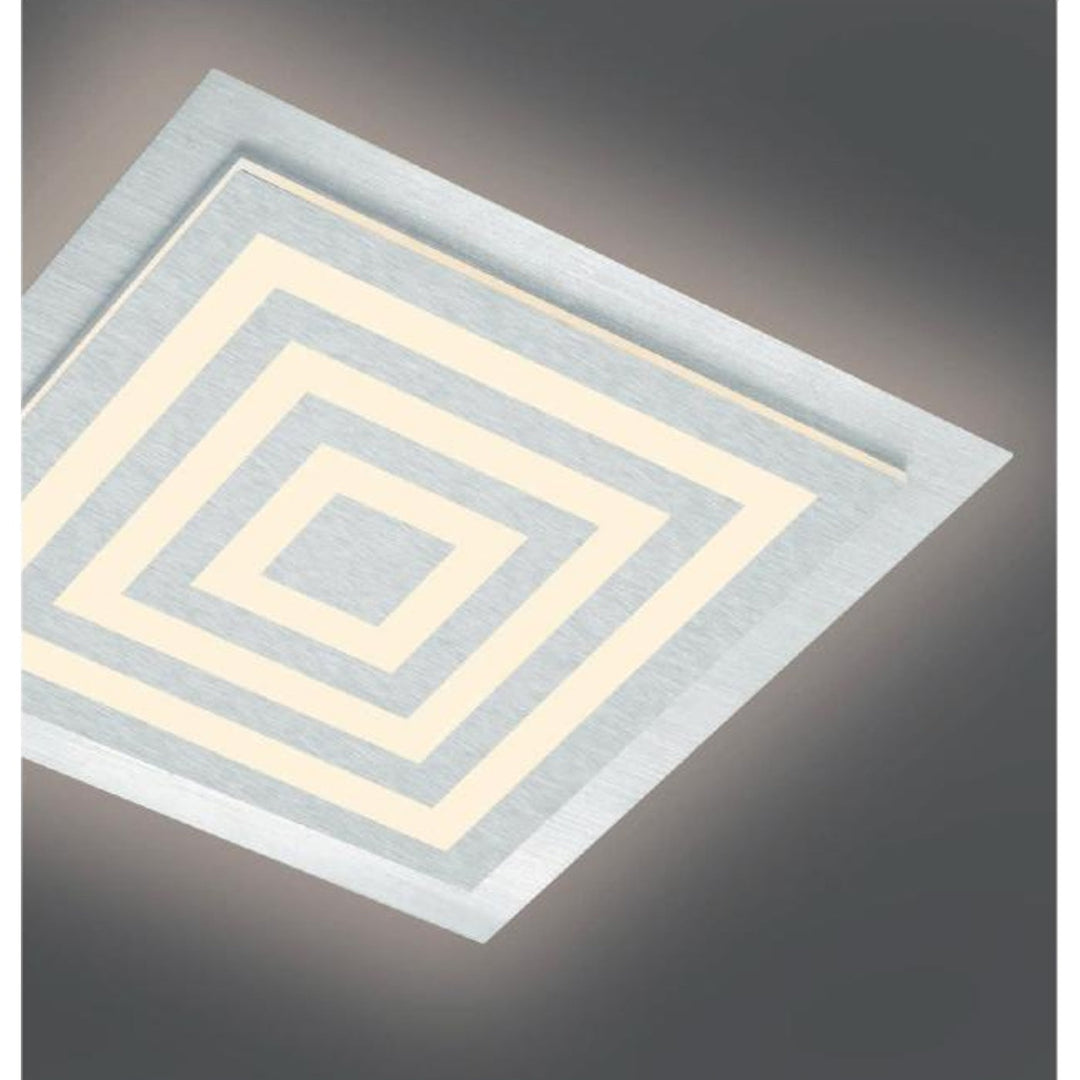 LED-Deckenleuchte Bopp Athos quadratisch – Aluminium