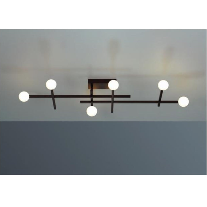LED-Deckenleuchte Cross von Bopp – Schwarz