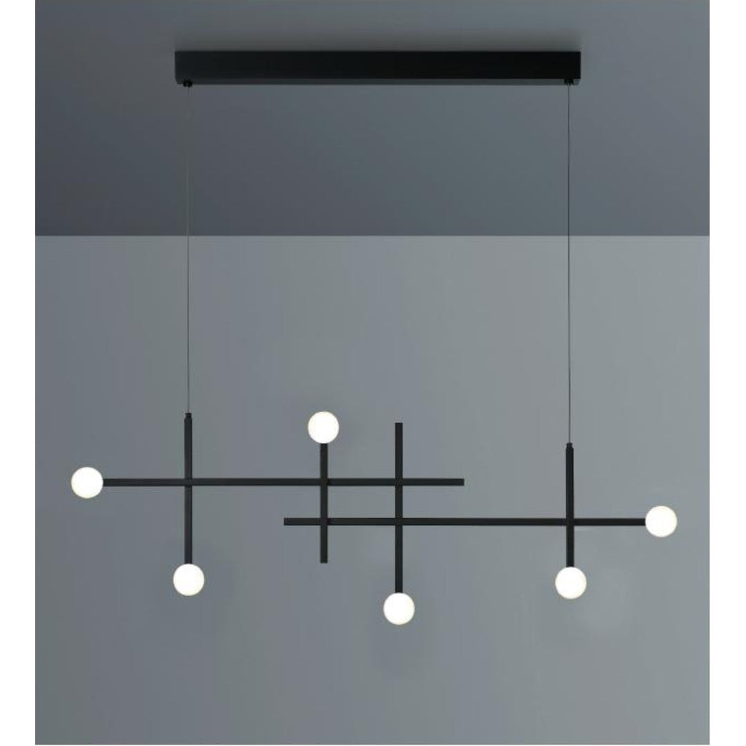 LED-Pendelleuchte Cross von Bopp – Schwarz