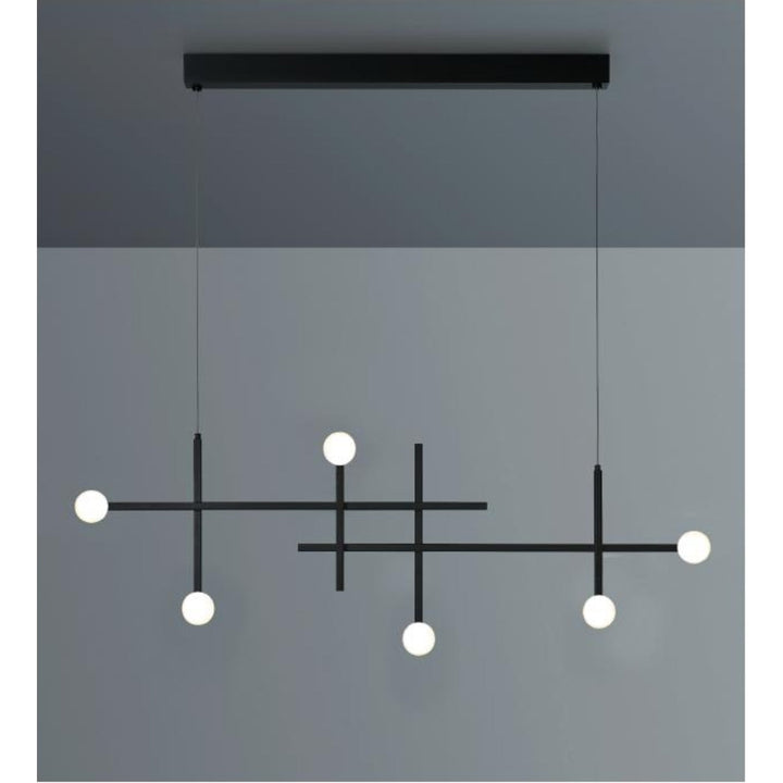 LED-Pendelleuchte Cross von Bopp – Schwarz