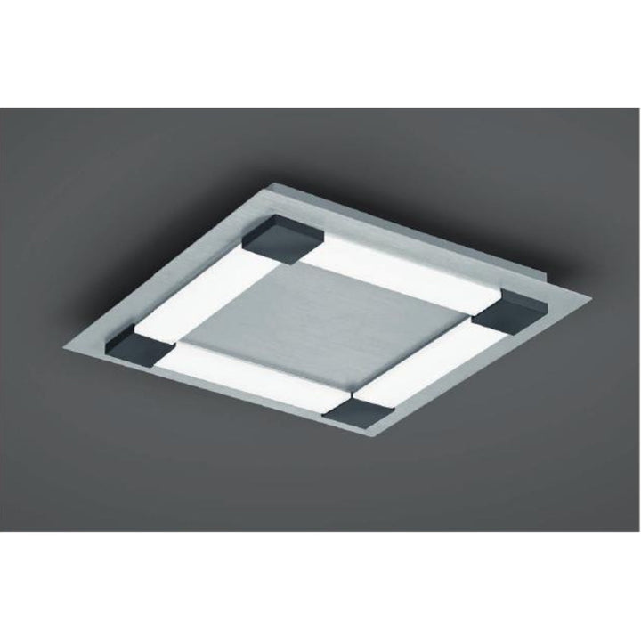LED-Deckenleuchte Bopp Plain 48 × 48 cm – Anthrazit-Aluminium