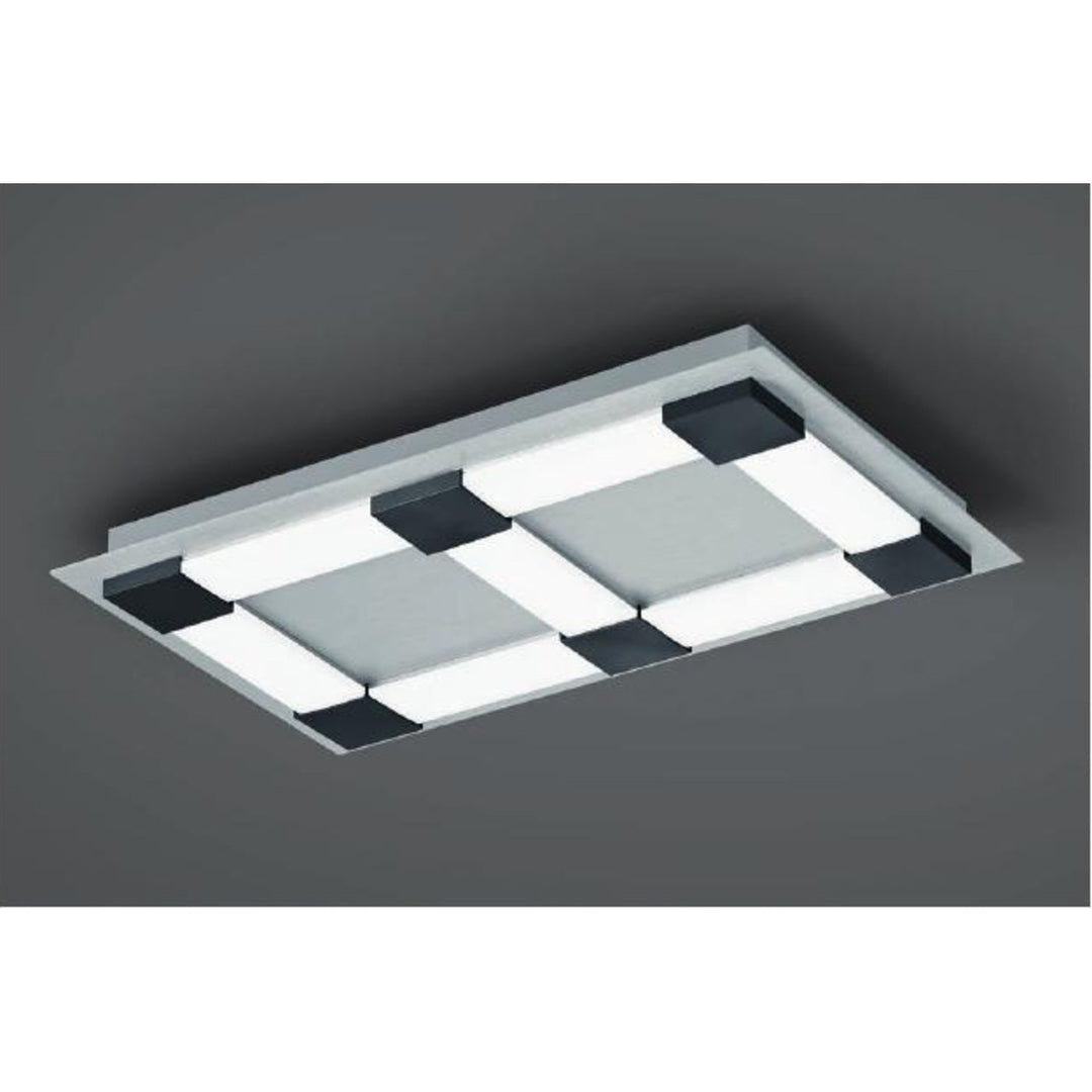 LED-Deckenleuchte Bopp Plain 60 × 36 cm – Anthrazit-Aluminium
