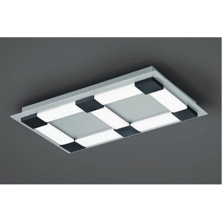 LED-Deckenleuchte Bopp Plain 60 × 36 cm – Anthrazit-Aluminium