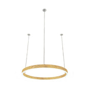 Braga, Pendelleuchte Loop 24V, 40cm Blattgold, hochwertige Pendelleuchte