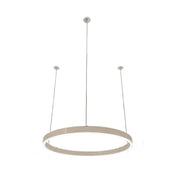 Braga, Pendelleuchte Loop 24V, 40cm Champagne, moderne Raumbeleuchtung