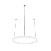 Braga, Pendelleuchte Loop 24V, 40cm Weiss, moderne Pendelleuchte