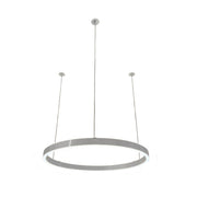 Braga, Pendelleuchte Loop 24V, 50cm Aluminium, stilvolle Lichtlösung