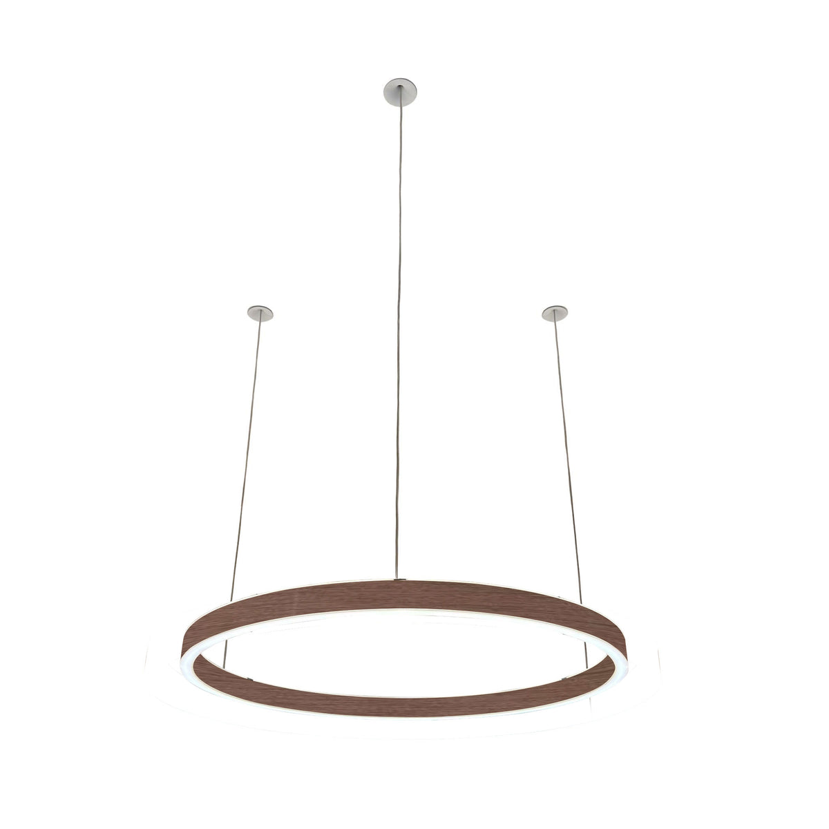 Braga, Pendelleuchte Loop 24V, 50cm Bronze, moderne Raumbeleuchtung