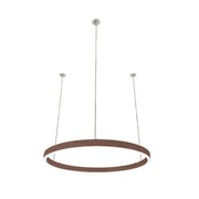 Braga, Pendelleuchte Loop 24V, 50cm Bronze, moderne Raumbeleuchtung