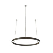 Braga, Pendelleuchte Loop 24V, 50cm Gunmetal, moderne Pendelleuchte