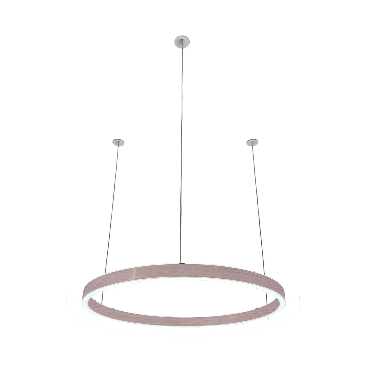Braga, Pendelleuchte Loop 24V, 50cm Rose, stilvolle Pendelleuchte