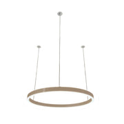 Braga, Pendelleuchte Loop 24V, 50cm Taupe, hochwertige Raumbeleuchtung