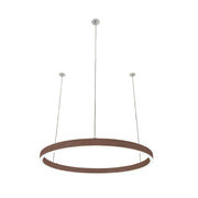 Braga, Pendelleuchte Loop 24V, 60cm Bronze, stilvolle Raumbeleuchtung