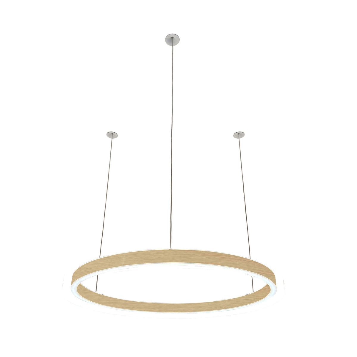 Braga, Pendelleuchte Loop 24V, 60cm Gold, hochwertige Pendelleuchte