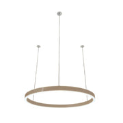 Braga, Pendelleuchte Loop 24V, 60cm Taupe, hochwertige Lichtlösung