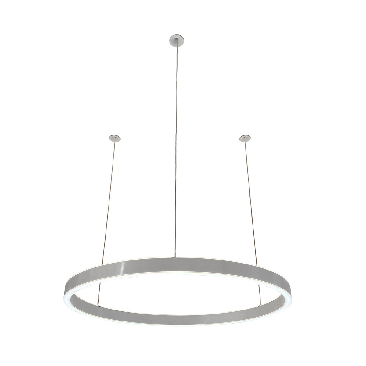 Braga, Pendelleuchte Loop 24V, 75cm Aluminium, moderne Pendelleuchte