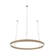 Braga, Pendelleuchte Loop 24V, 75cm Taupe, hochwertige Lichtlösung