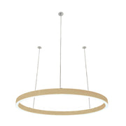 Braga, Pendelleuchte Loop 24V, 90cm Gold, moderne Raumbeleuchtung