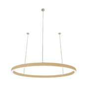 Braga, Pendelleuchte Ovally 24V, 105cm Gold, hochwertige Esstischbeleuchtung