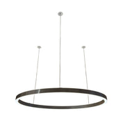 Braga, Pendelleuchte Ovally 24V, 105cm Gunmetal, moderne Pendelleuchte