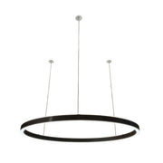 Braga, Pendelleuchte Ovally 24V, 105cm Schwarz, moderne Pendelleuchte