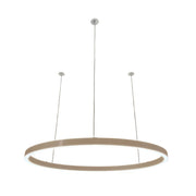 Braga, Pendelleuchte Ovally 24V, 105cm Taupe, hochwertige Raumbeleuchtung