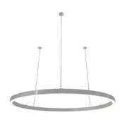 Braga, Pendelleuchte Ovally 24V, 140cm Aluminium, stilvolle Pendelleuchte