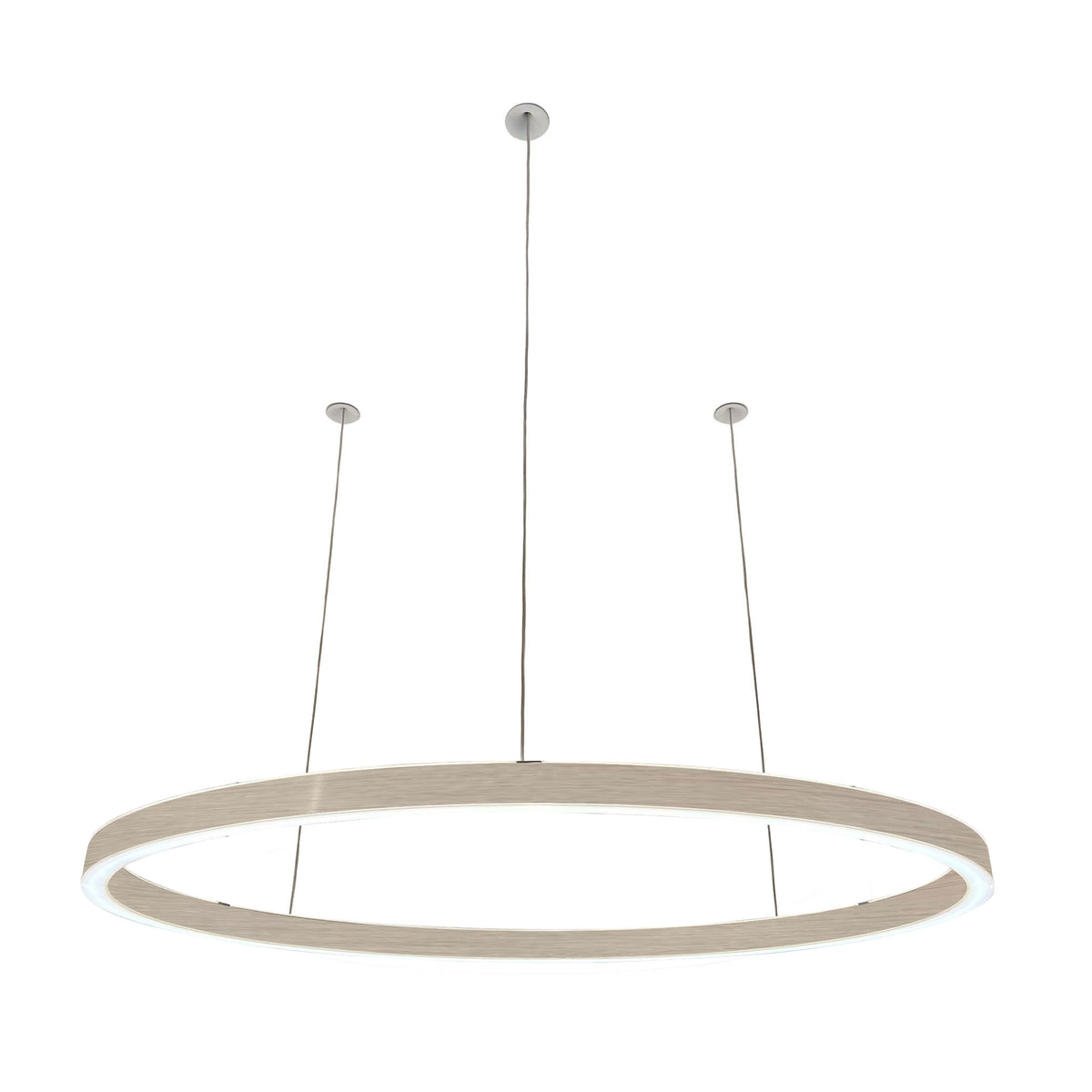 Braga, Pendelleuchte Ovally 24V, 140cm Champagne, stilvolle Esstischbeleuchtung