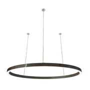 Braga, Pendelleuchte Ovally 24V, 140cm Gunmetal, moderne Lichtlösung