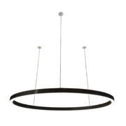 Braga, Pendelleuchte Ovally 24V, 140cm Schwarz, moderne Pendelleuchte
