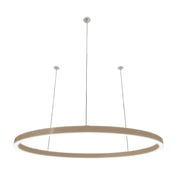 Braga, Pendelleuchte Ovally 24V, 140cm Taupe, hochwertige Esstischbeleuchtung