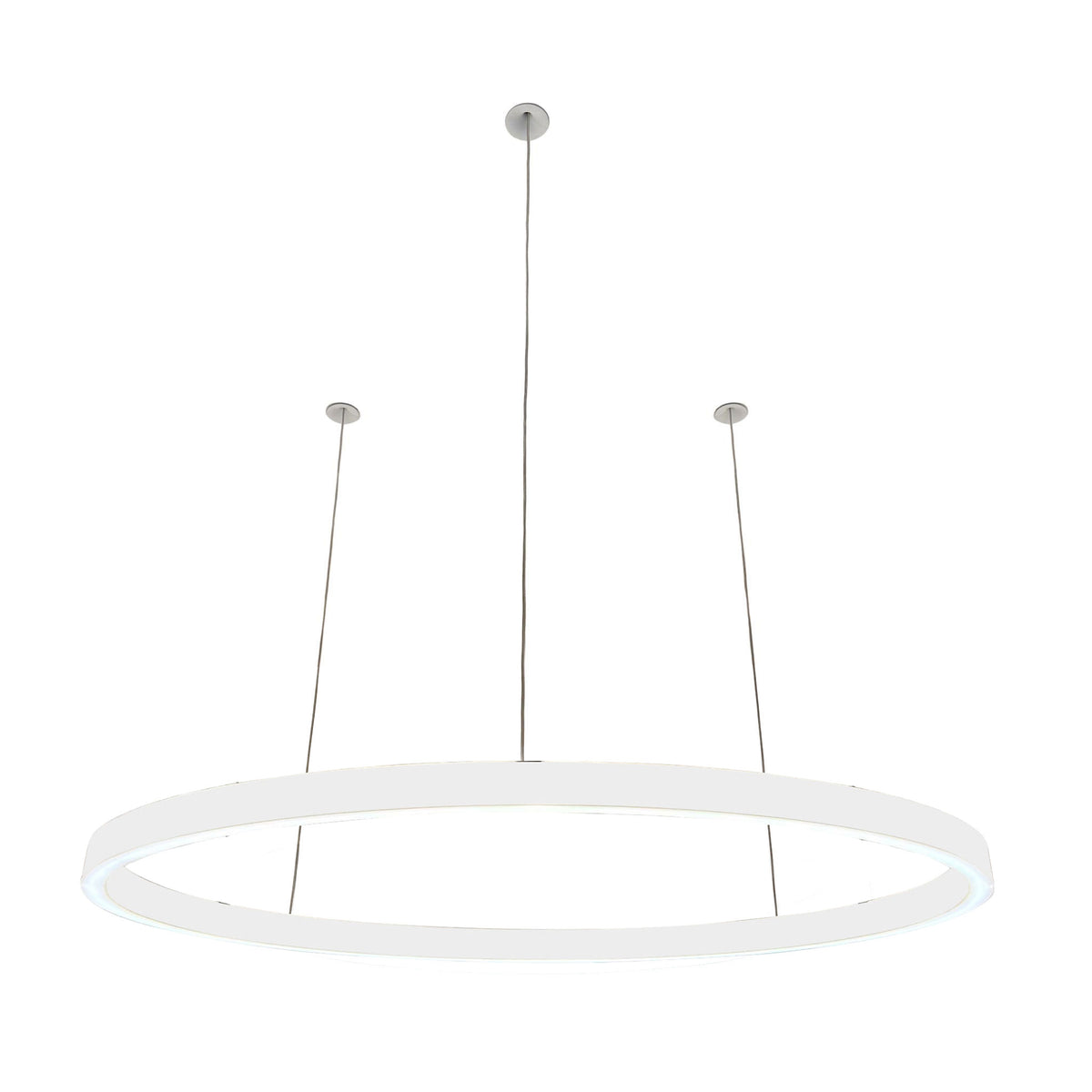 Braga, Pendelleuchte Ovally 24V, 140cm Weiss, stilvolle Lichtlösung