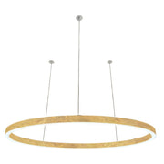 Braga, Pendelleuchte Ovally 24V, 190cm Blattgold, hochwertige Pendelleuchte