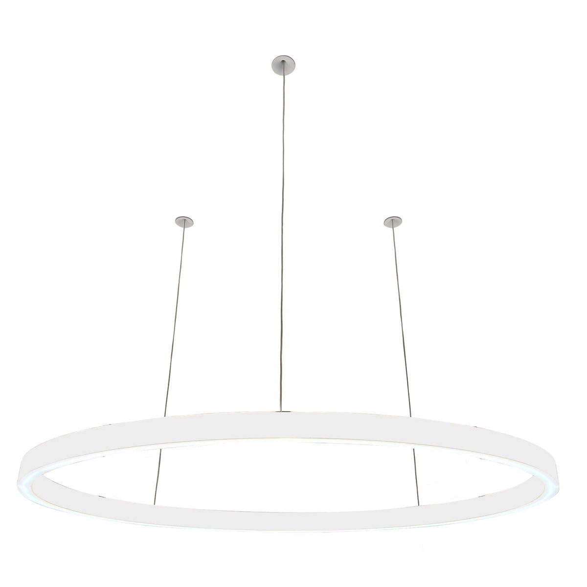 Braga, Pendelleuchte Ovally 24V, 190cm Weiss, moderne Lichtlösung