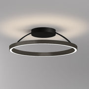 Braga, Deckenleuchte Loop, 60cm Gunmetal, stilvolle Lichtlösung