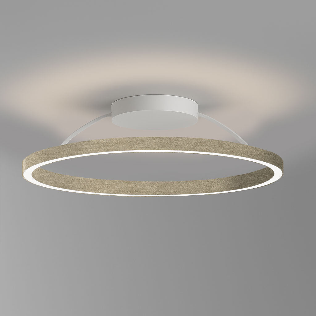 Braga, Deckenleuchte Loop, 70cm Champagne, moderne Lichtlösung