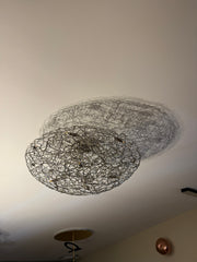 Brand van Egmond Crystal Waters Deckenleuchte Nickel Ø80 cm – Ausstellungsstück