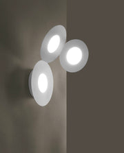 Cattaneo Mickey 861/3 PA Wand- und Deckenleuchte mit drei runden Lichtscheiben