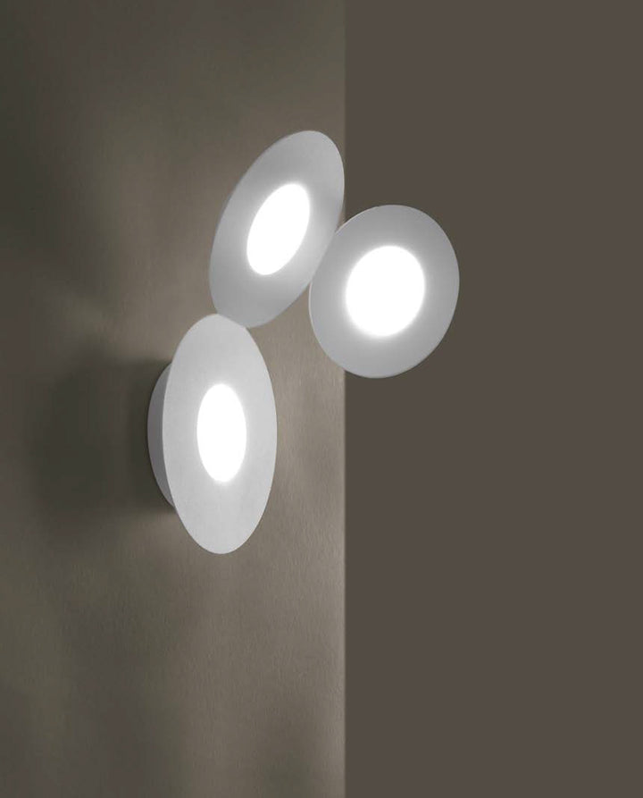 Cattaneo Mickey 861/3 PA Wand- und Deckenleuchte mit drei runden Lichtscheiben