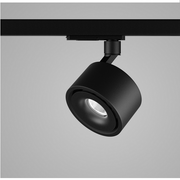 DLS Lighting, 1-Phasenstromschienenstrahler Clippo S, Schwarz, flexible Akzentbeleuchtung