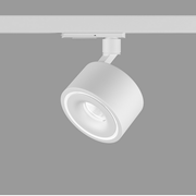 DLS Lighting, 1-Phasenstromschienenstrahler Clippo S, Weiss, moderne Schienenbeleuchtung