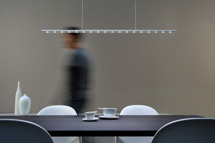 Suspension Anax CC, 135 cm, argent arctique - brillance