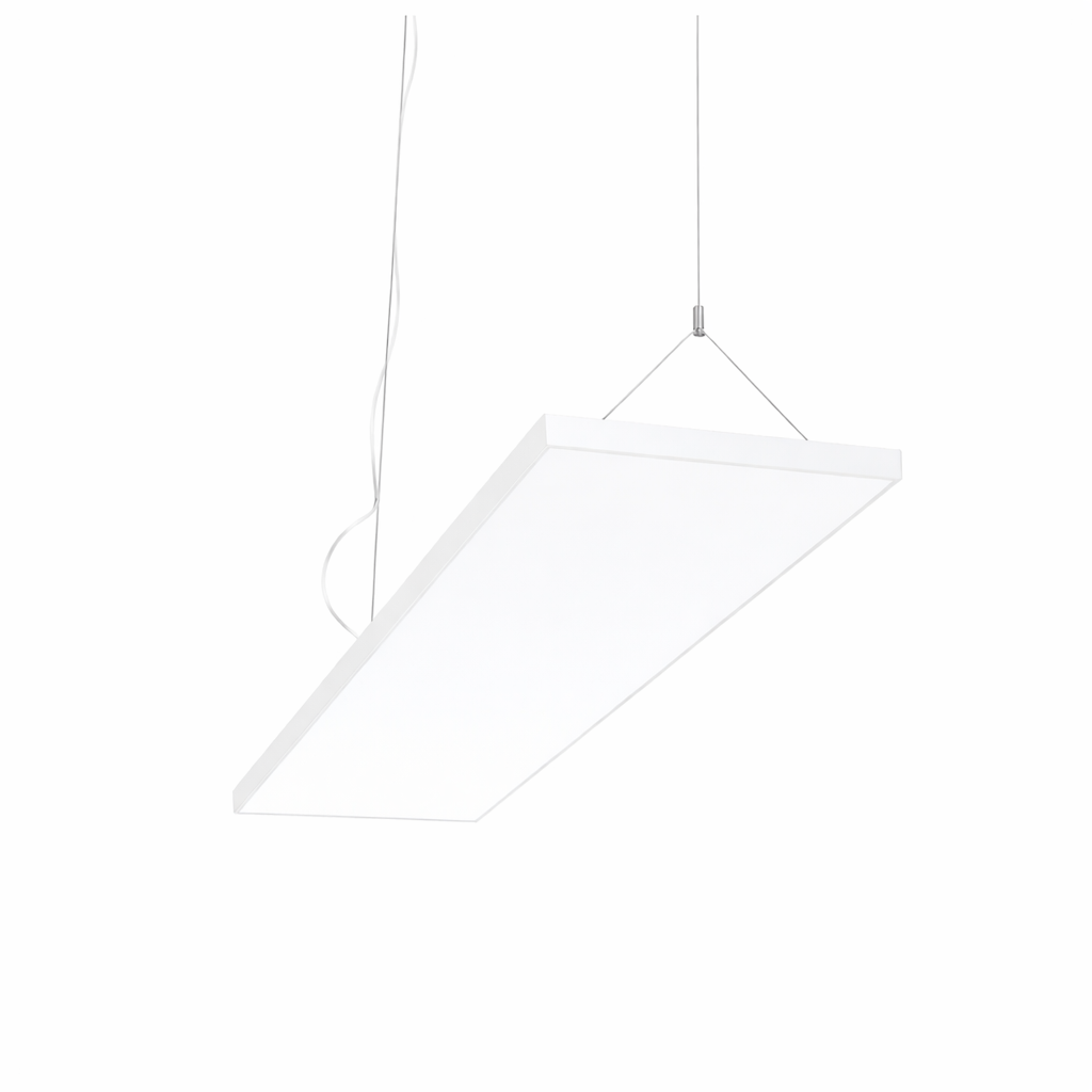 Lightnet, Office-Pendelleuchte Cubic P5, Weiss, professionelle Bürobeleuchtung