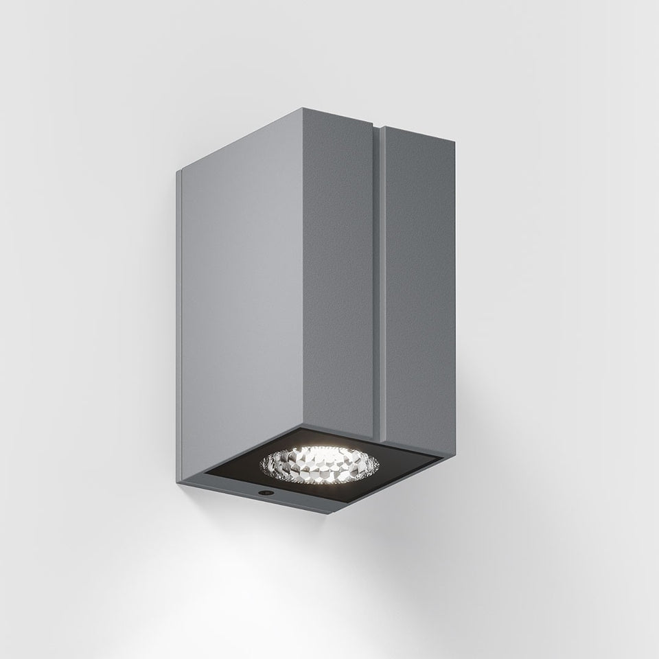 IP44 Wandleuchte Cut down grau