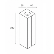 IP44.de, Wandleuchte Cut, Skizze, technische Lichtplanung